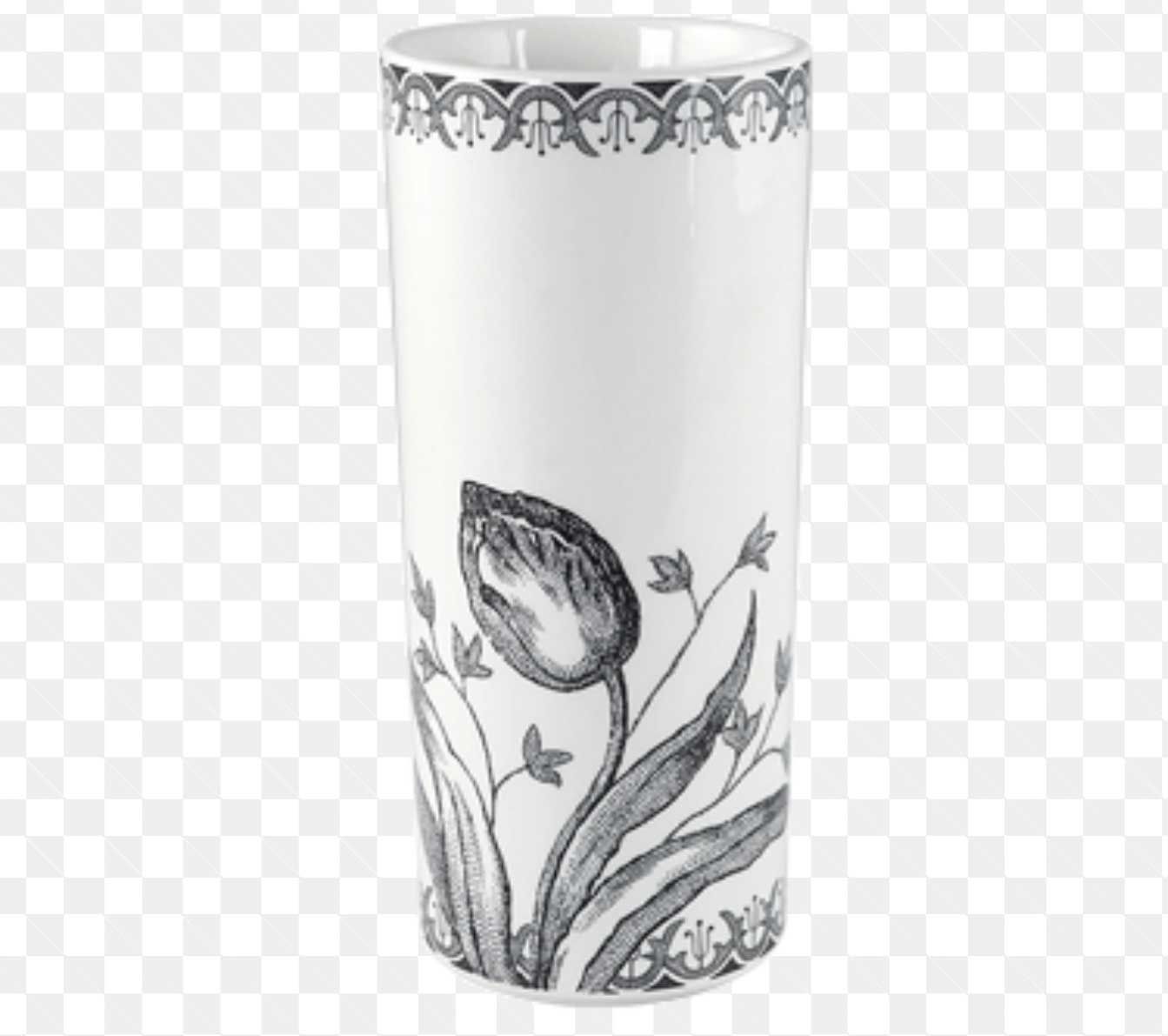 Gien France Tulipes Cylinder Vase Small, 1701CVD100, 3660838031873