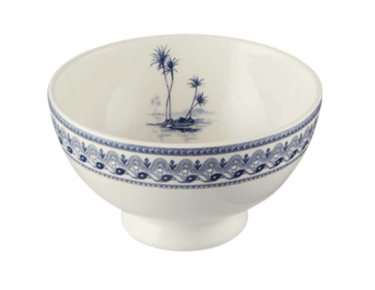 Gien France Les Depareillees Blue Bowls Set of 2, 1849C02H27, 3660838028279