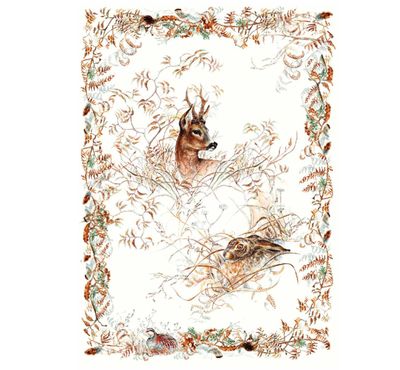 Gien France Sologne Towels Set of 2, 8010SOTO02, 3660838027340