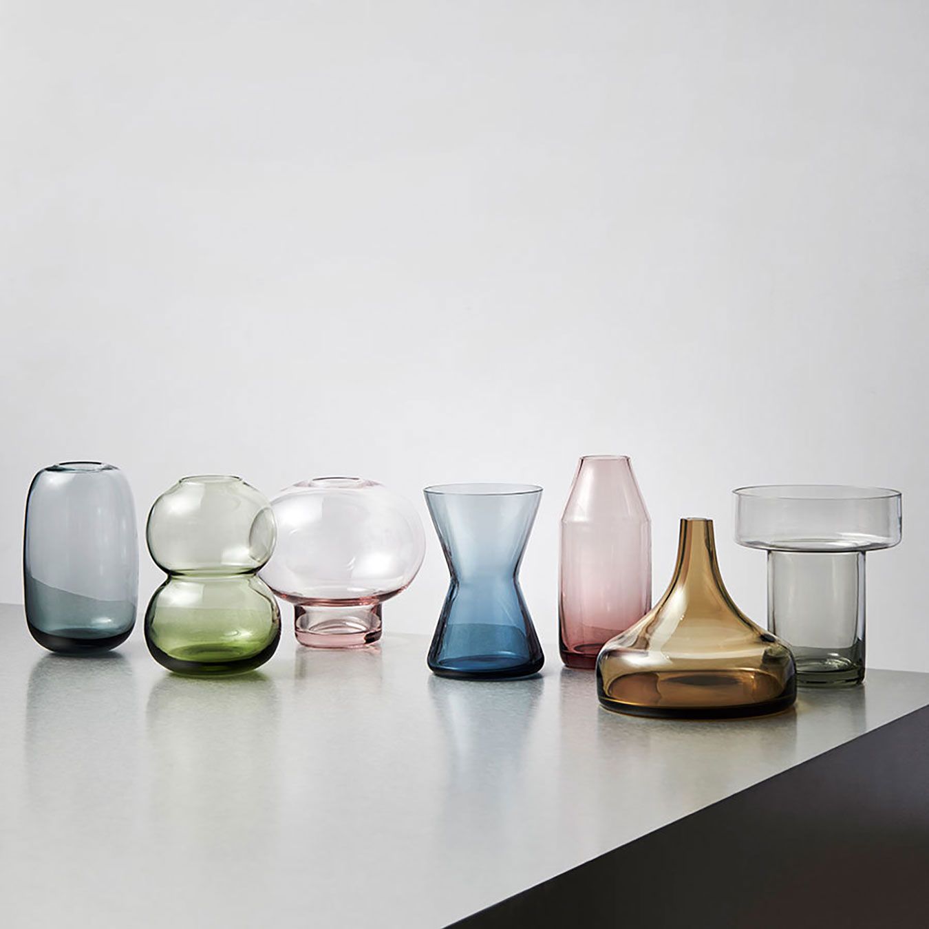 Orrefors Midsummer Vases Mini 7-Pack, 6722407, 7321646108954