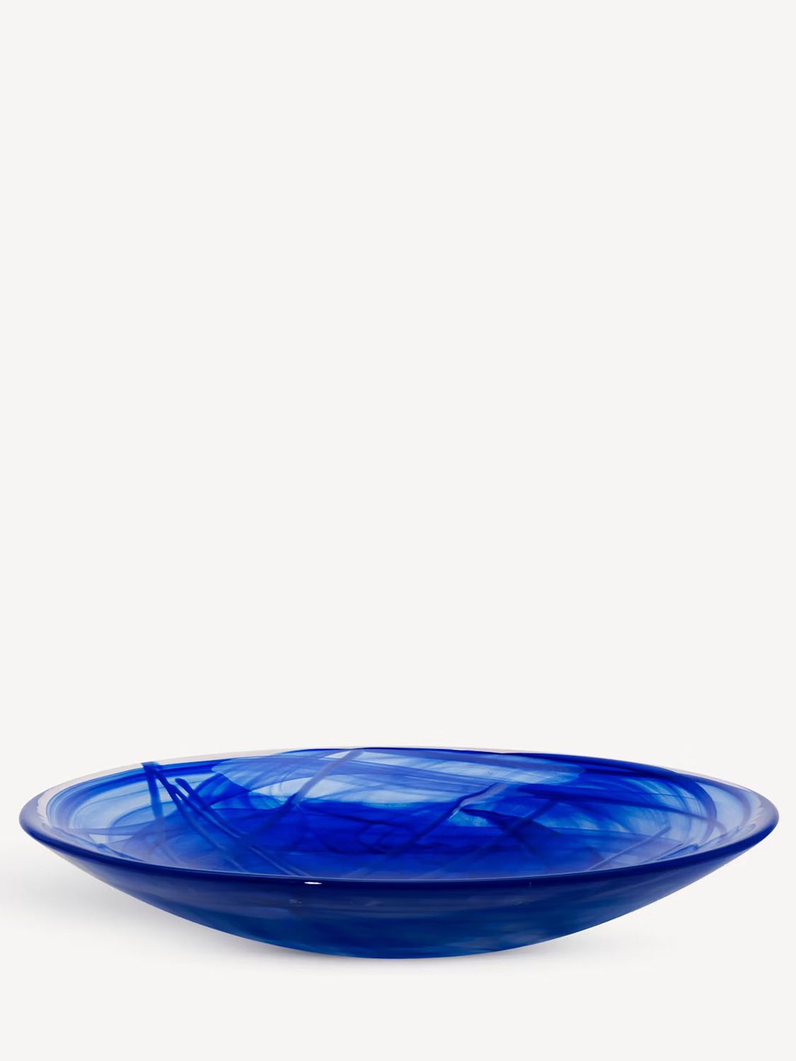Kosta Boda Contrast Dish Blue Blue, 7072400, 7321646103614