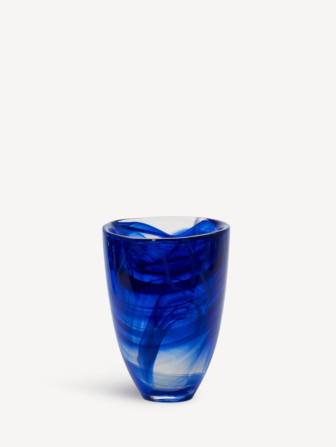 Kosta Boda Contrast Vase Blue Blue, 7042413, 7321646103607