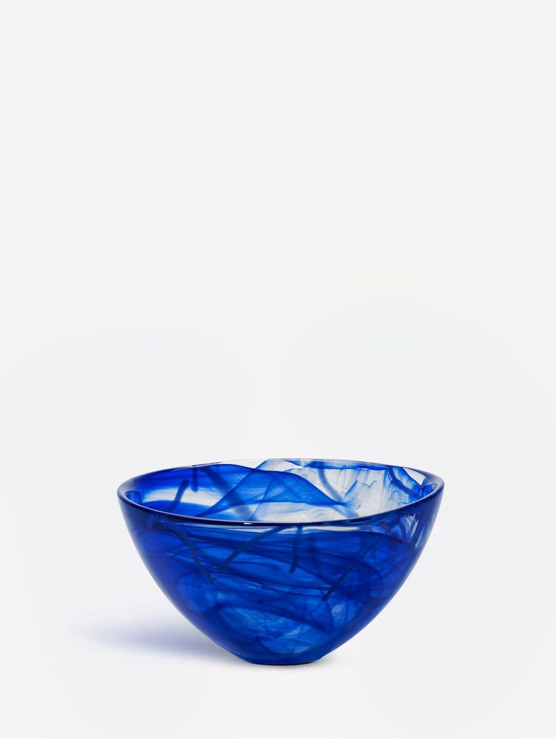 Kosta Boda Contrast Bowl Blue Blue Medium, 7052410, 7321646103546