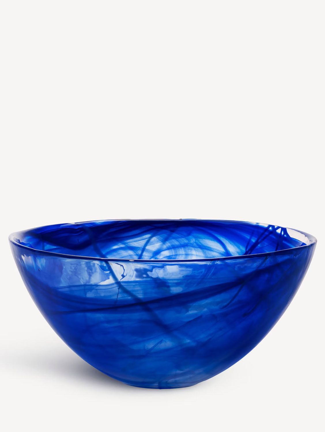 Kosta Boda Contrast Bowl Blue Blue Large, 7052409, 7321646103539