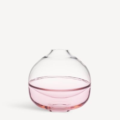 Kosta Boda Septum Vase Pink, 7690039, 7321646099740