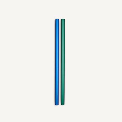Kosta Boda Sipsavor Blue Green Set of 2, 7092402, 7321646098798