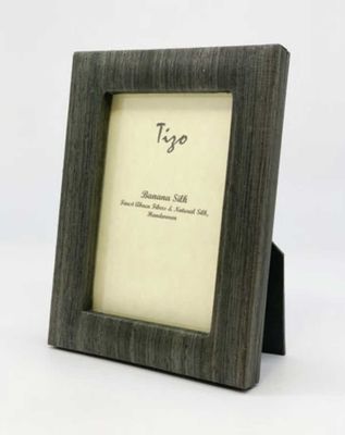 Tizo Designs 4 x 6 Inch Banana Silk Picture Frame Grey, MPN: CM62PEW-46