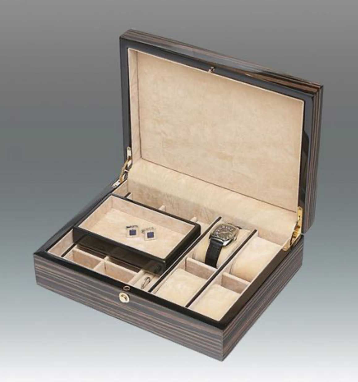 Tizo Designs Ebony Jewelry Box, MPN: NCO158BX