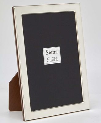Tizo Designs 4 x 6 Inch Siena Sterling Picture Frame Plain, MPN: 1824-46