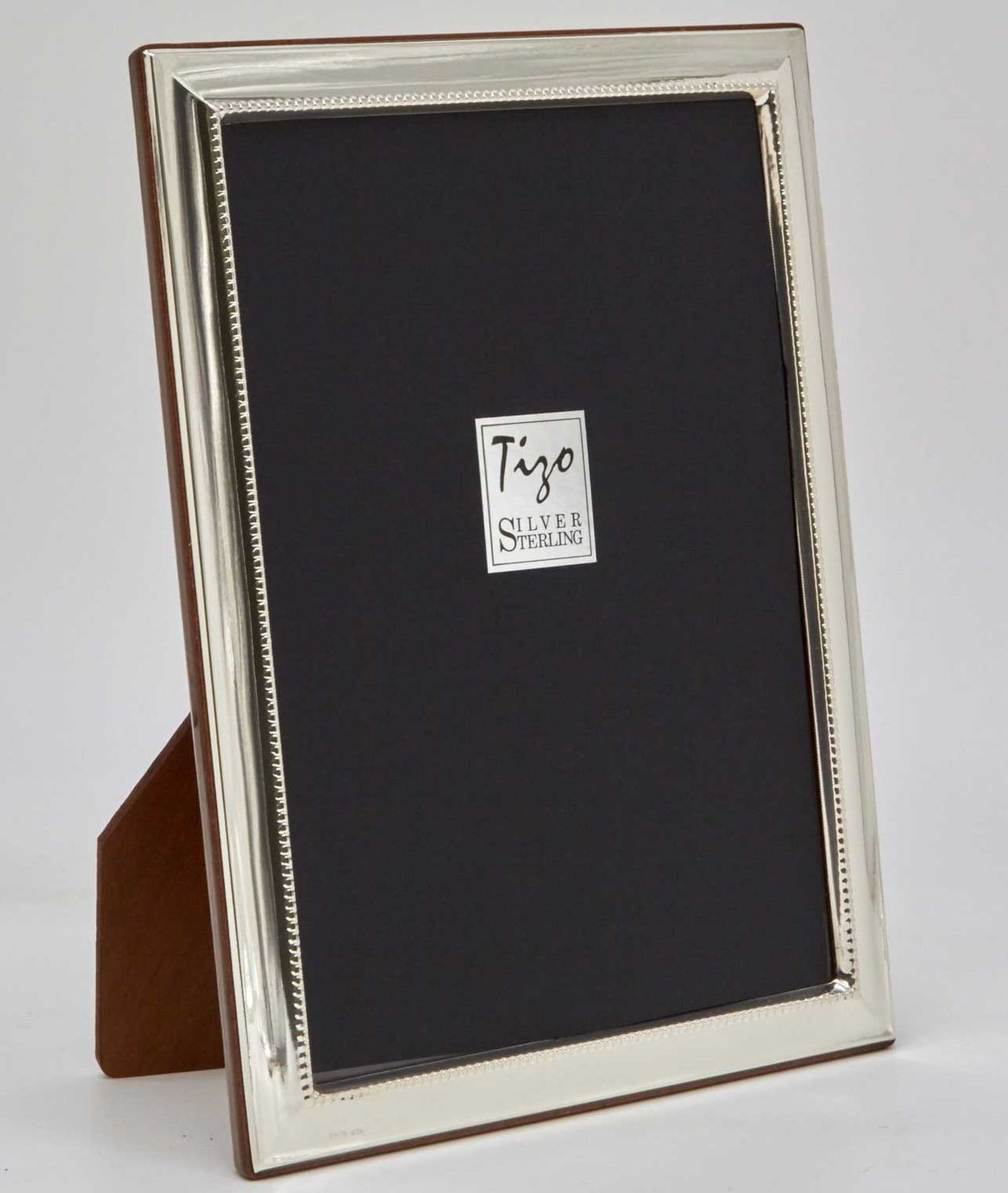 Tizo Designs 8 x 10 Inch Tizo Sterling Picture Frame Beveled Bead, MPN: 1805-80