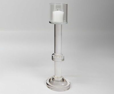 Tizo Designs Crystal Glass Candle Holder Footed Large, MPN: PH847CS/L