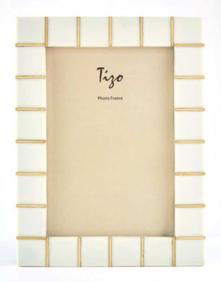Tizo Designs Natural White Gold 5 x 7 Inch Picture Frame, MPN: W446-57