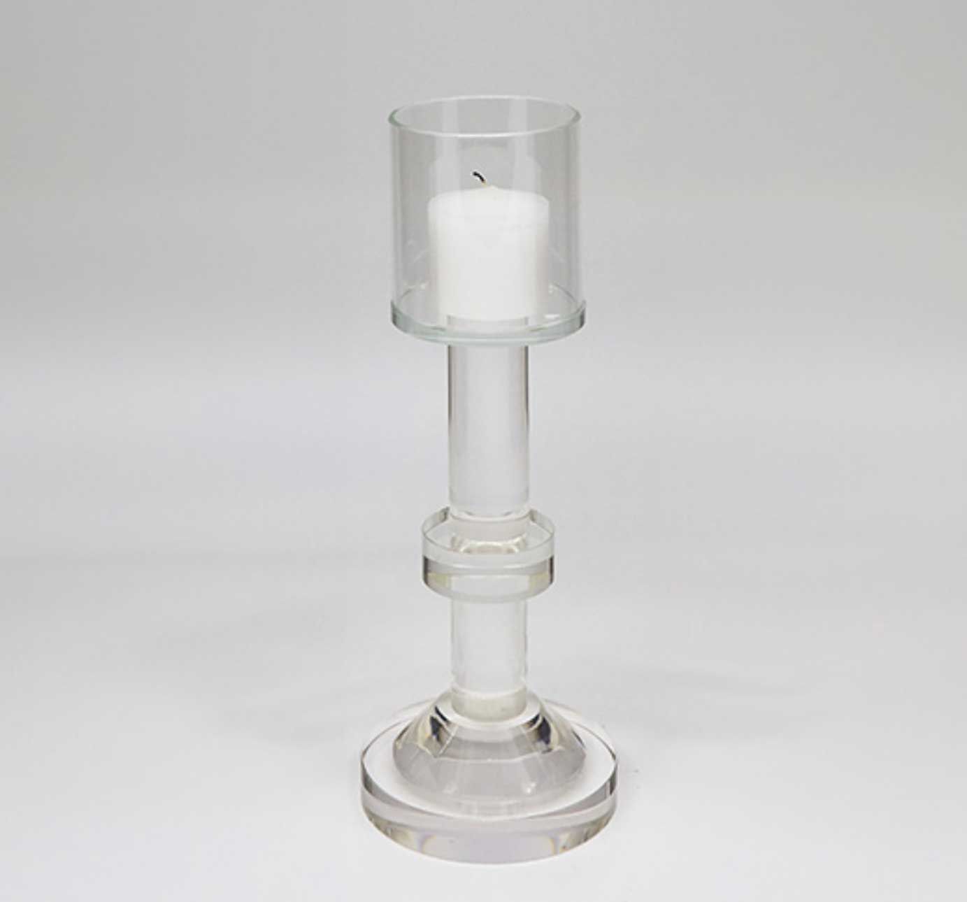 Tizo Designs Crystal Glass Candle Holder Footed Medium, MPN: PH846CS/M