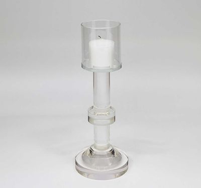 Tizo Designs Crystal Glass Candle Holder Footed Medium, MPN: PH846CS/M