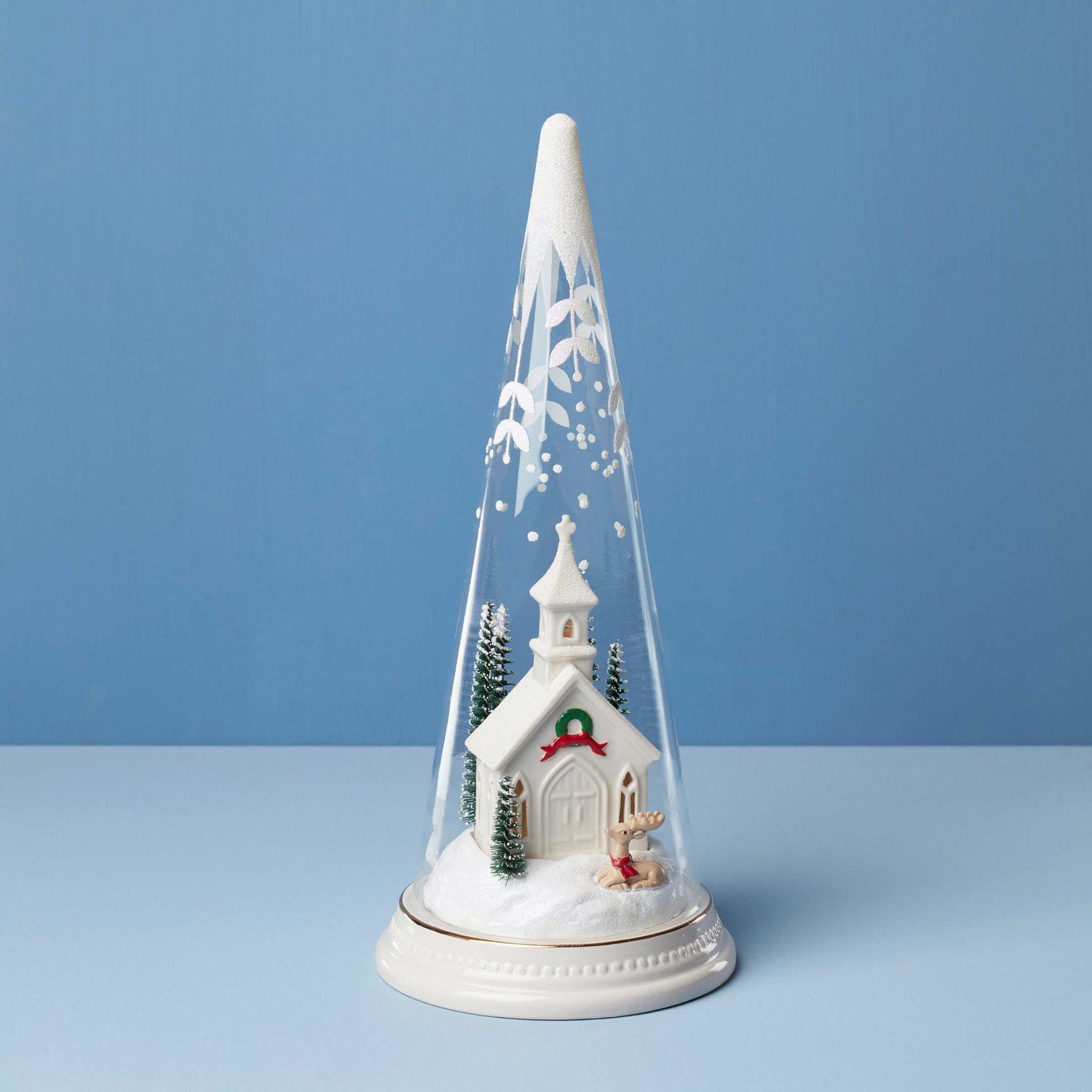 Lenox Glass Lit Church Scene, MPN: 896634, UPC: 194372032018