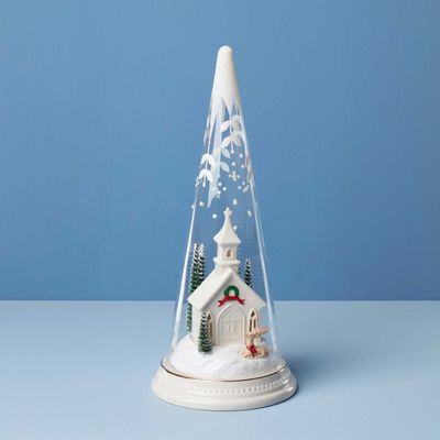 Lenox Glass Lit Church Scene, MPN: 896634, UPC: 194372032018