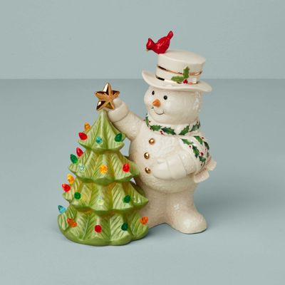 Lenox Happy Holly Days Snowman Lit Fig, MPN: 894906, UPC: 194372026024