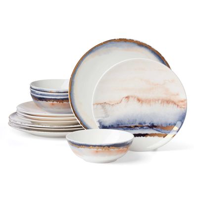 Lenox Summer Radiance 12 Piece Dinnerware Set, MPN: 896844, UPC: 194372032841