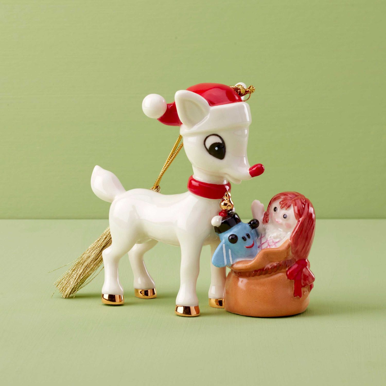 Lenox Rudolph Delivering Toys Ornament, MPN: 895781, UPC: 194372029407