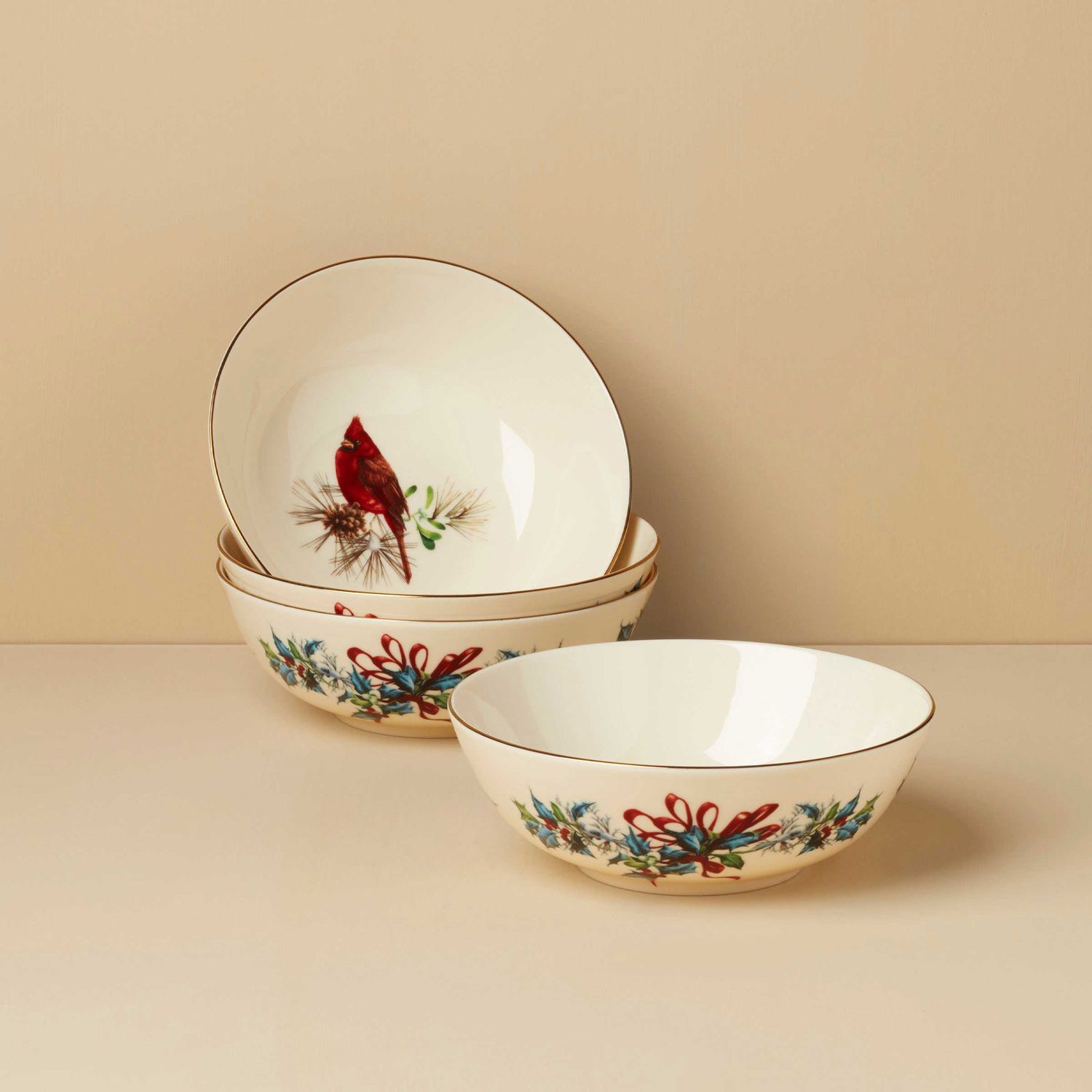 Lenox Winter Greetings Plate Setting Bowls Set 4, MPN: 897094, UPC: 194372033985