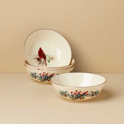 Lenox Winter Greetings Plate Setting Bowls Set 4, MPN: 897094, UPC: 194372033985
