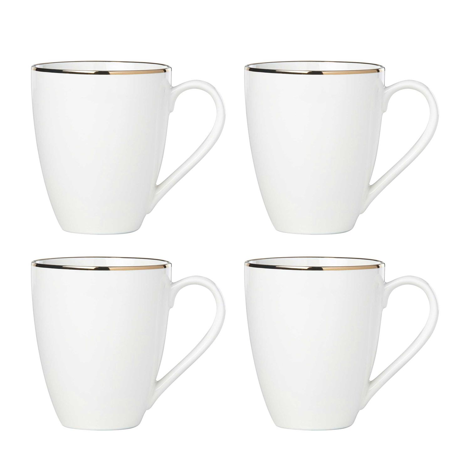 Lenox Trianna White Mug Set of 4, MPN: 897317, UPC: 194372036009