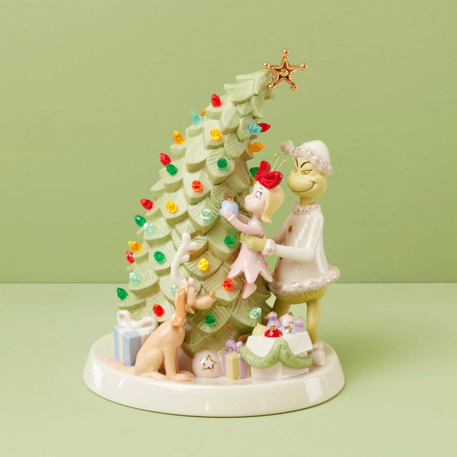 Lenox Merry Grinchmas Grinchie Lit Figurine, MPN: 896417, UPC: 194372031387