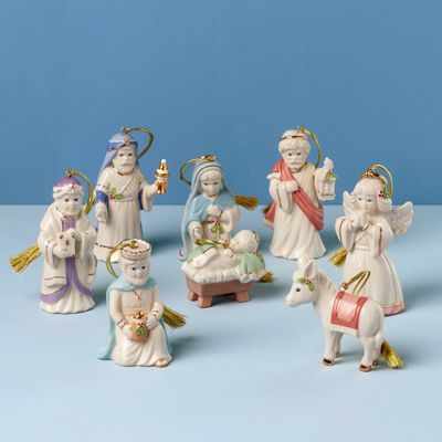 Lenox Nativity 8 Piece Ornament Set, MPN: 896533, UPC: 194372031844