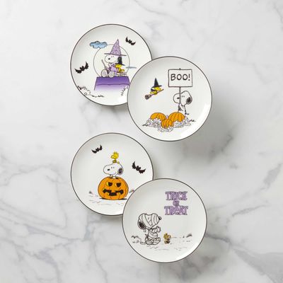 Lenox The Great Pumpkin Accent Plates Set of 4 Assorted, MPN: 896688, UPC: 194372032254