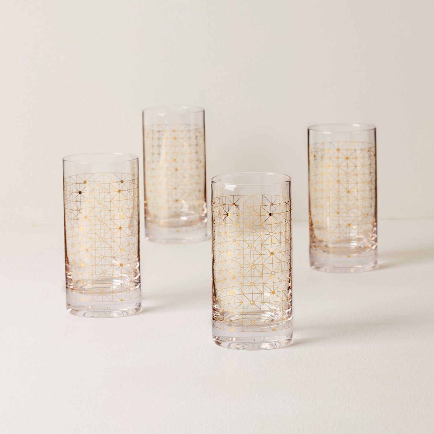 Lenox Tuscany Classics Gold Dust Hiball Set of 4, MPN: 897408, UPC: 194372036542
