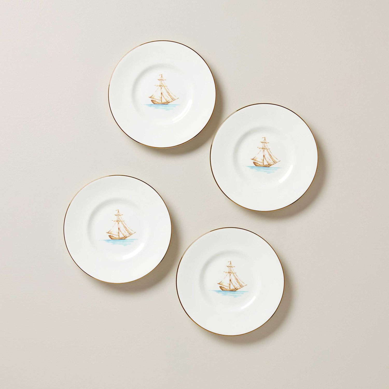 Lenox Colonial Tradewind Dessert Plate Set of 4, MPN: 897266, UPC: 194372035514