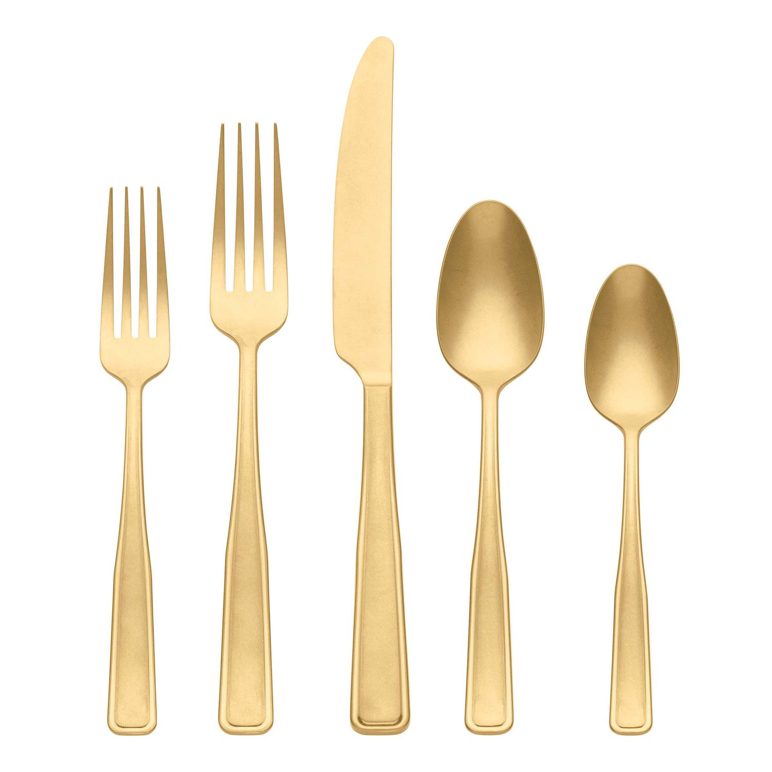 Oneida Reid Vintage Champagne 20 Piece Flatware Set, MPN: 896759, UPC: 079363147042