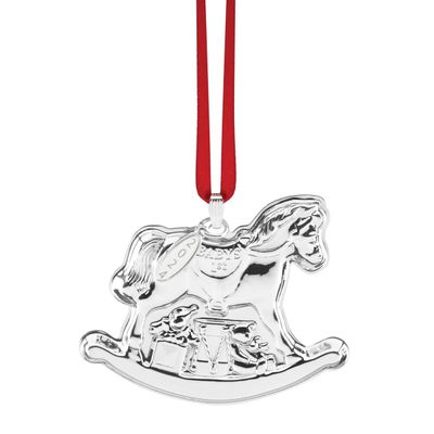 Reed And Barton 2024 Baby&#39;s 1St Rocking Horse Ornament, MPN: 895957, UPC: 735092269676