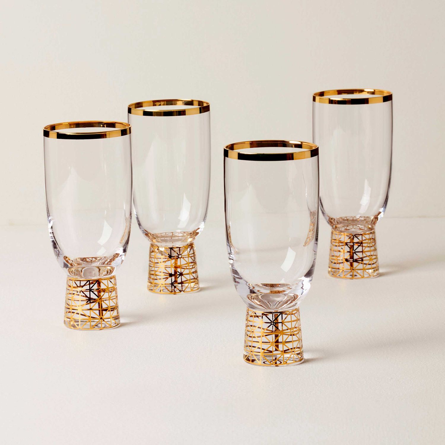 Lenox Tuscany Classics Gold Frost All Purpose Glass Set of 4, MPN: 897409, UPC: 194372036559
