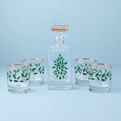 Lenox Holiday Decal Whiskey 5 Piece Set, MPN: 896709, UPC: 194372032391