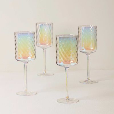 Lenox Tuscany Classics Iridescent Red Red Wine Set of 4, MPN: 897499, UPC: 194372036870