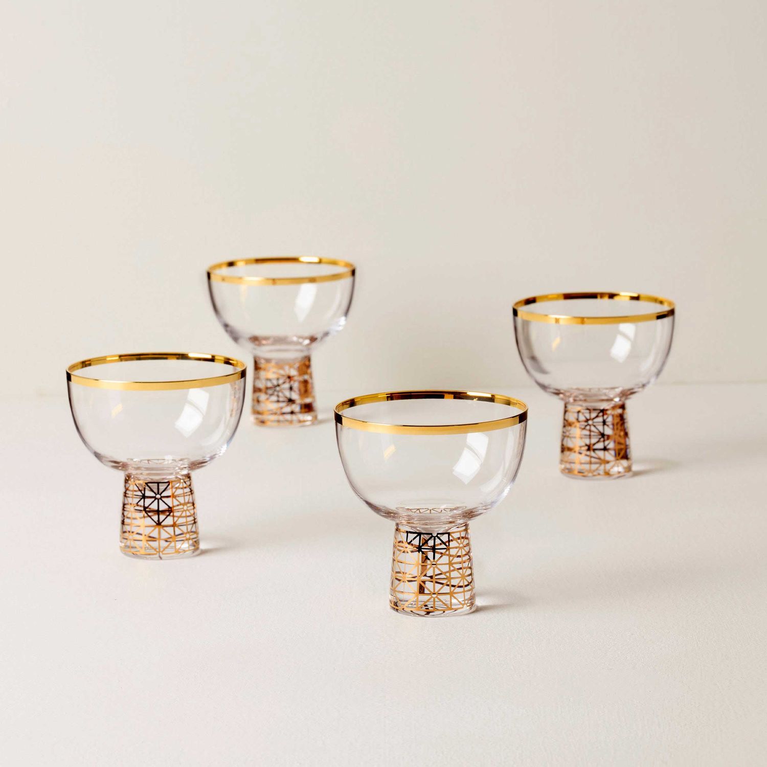 Lenox Tuscany Classics Gold Frost Coupe Set of 4, MPN: 897410, UPC: 194372036566