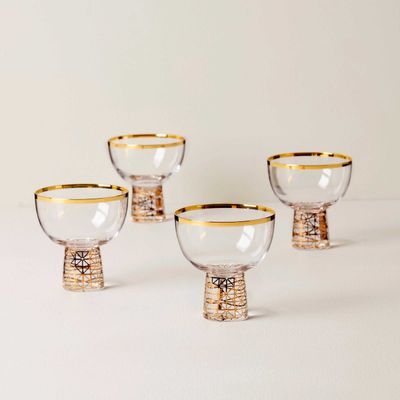 Lenox Tuscany Classics Gold Frost Coupe Set of 4, MPN: 897410, UPC: 194372036566