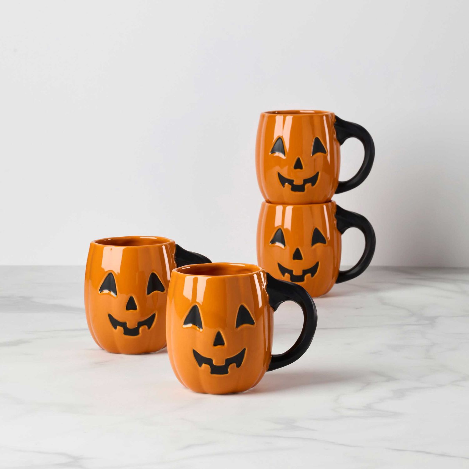 Lenox Pumpkin Mugs Set of 4, MPN: 897476, UPC: 194372036849