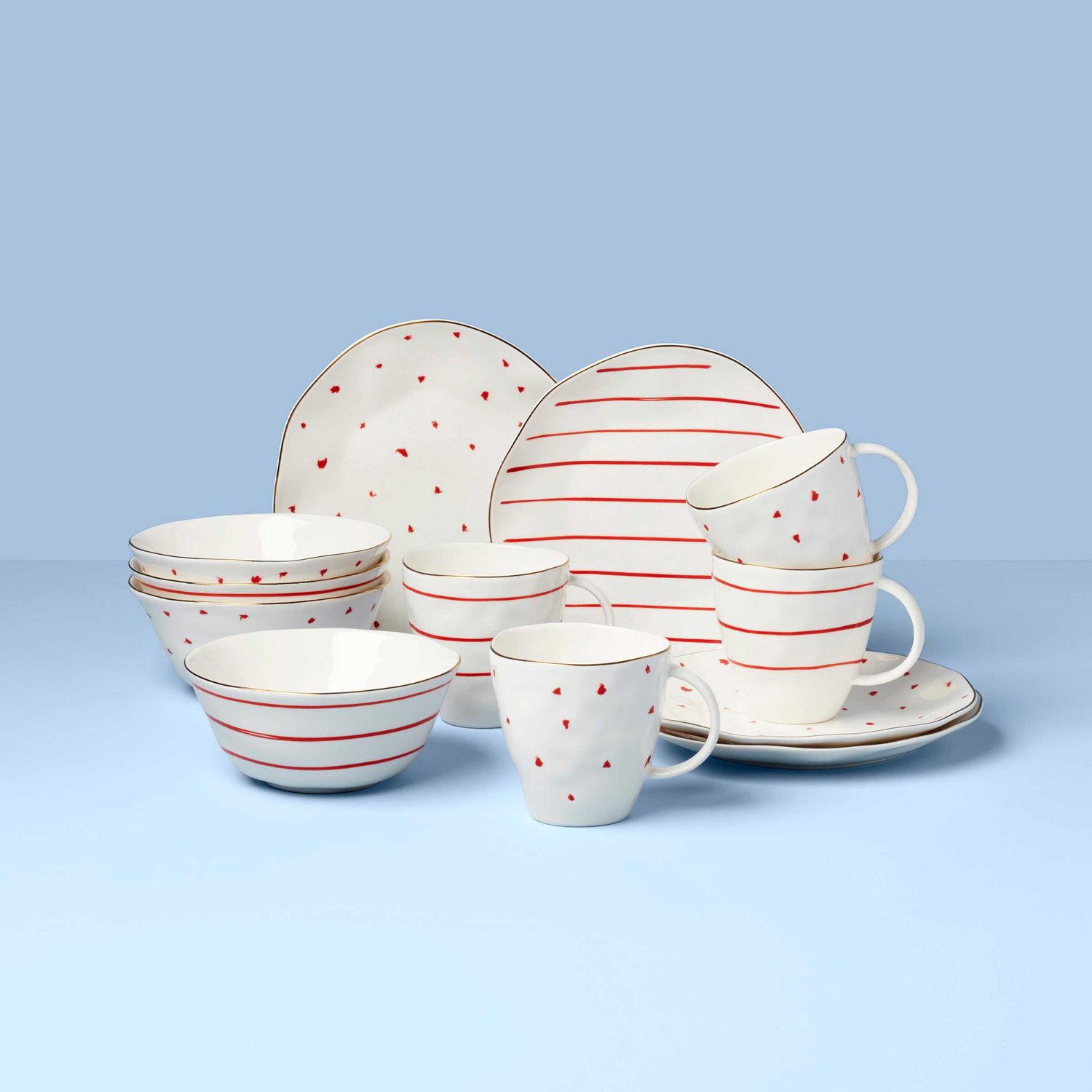 Lenox Garnet Bay 12-Piece Dessert Set, MPN: 896839, UPC: 194372032797