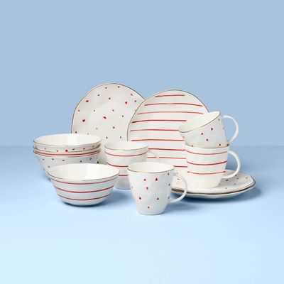 Lenox Garnet Bay 12-Piece Dessert Set, MPN: 896839, UPC: 194372032797
