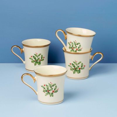 Lenox Holiday Mugs Set of 4, MPN: 897081, UPC: 194372033855