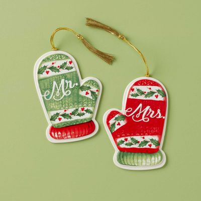 Lenox Mr &amp; Mrs Ornament Set of 2, MPN: 896534, UPC: 194372031851