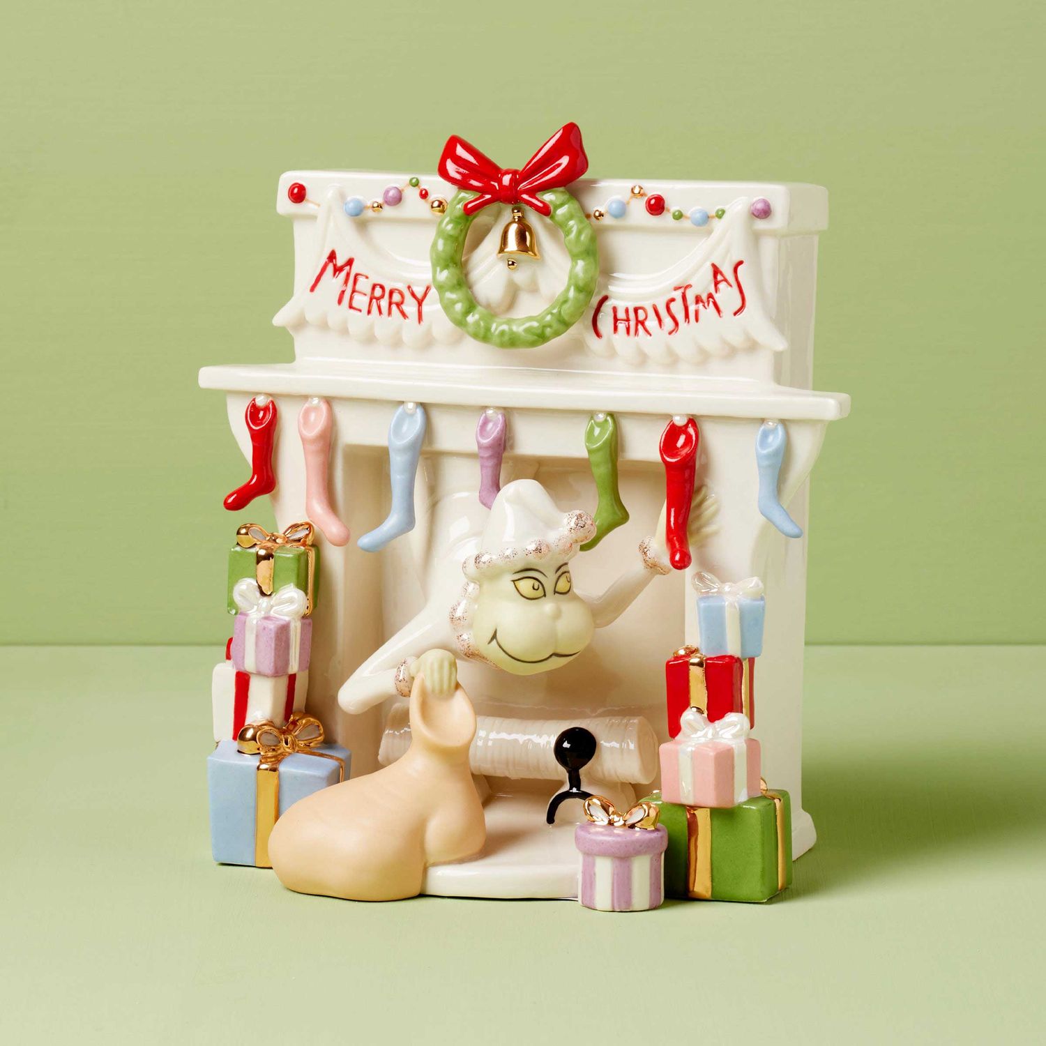 Lenox Grinch Steals The Stockings Figurine, MPN: 896422, UPC: 194372031431