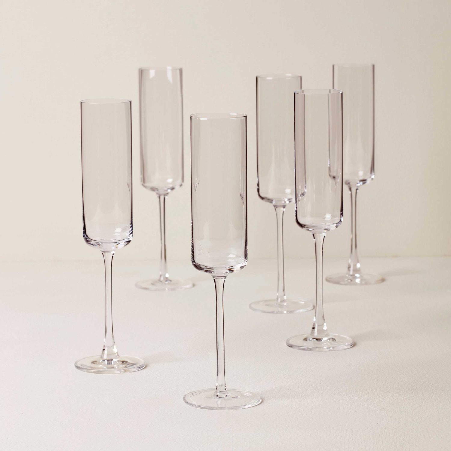 Lenox Tuscany Classics Straight Edge Flute Set of 6, MPN: 897426, UPC: 194372036726