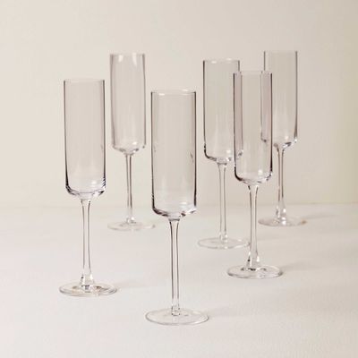 Lenox Tuscany Classics Straight Edge Flute Set of 6, MPN: 897426, UPC: 194372036726