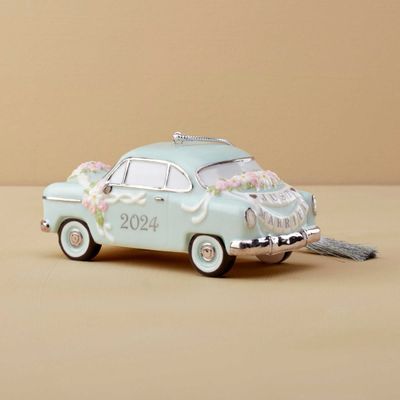 Lenox 2024 Just Married Vintage Car Ornament, MPN: 895764, UPC: 194372029230