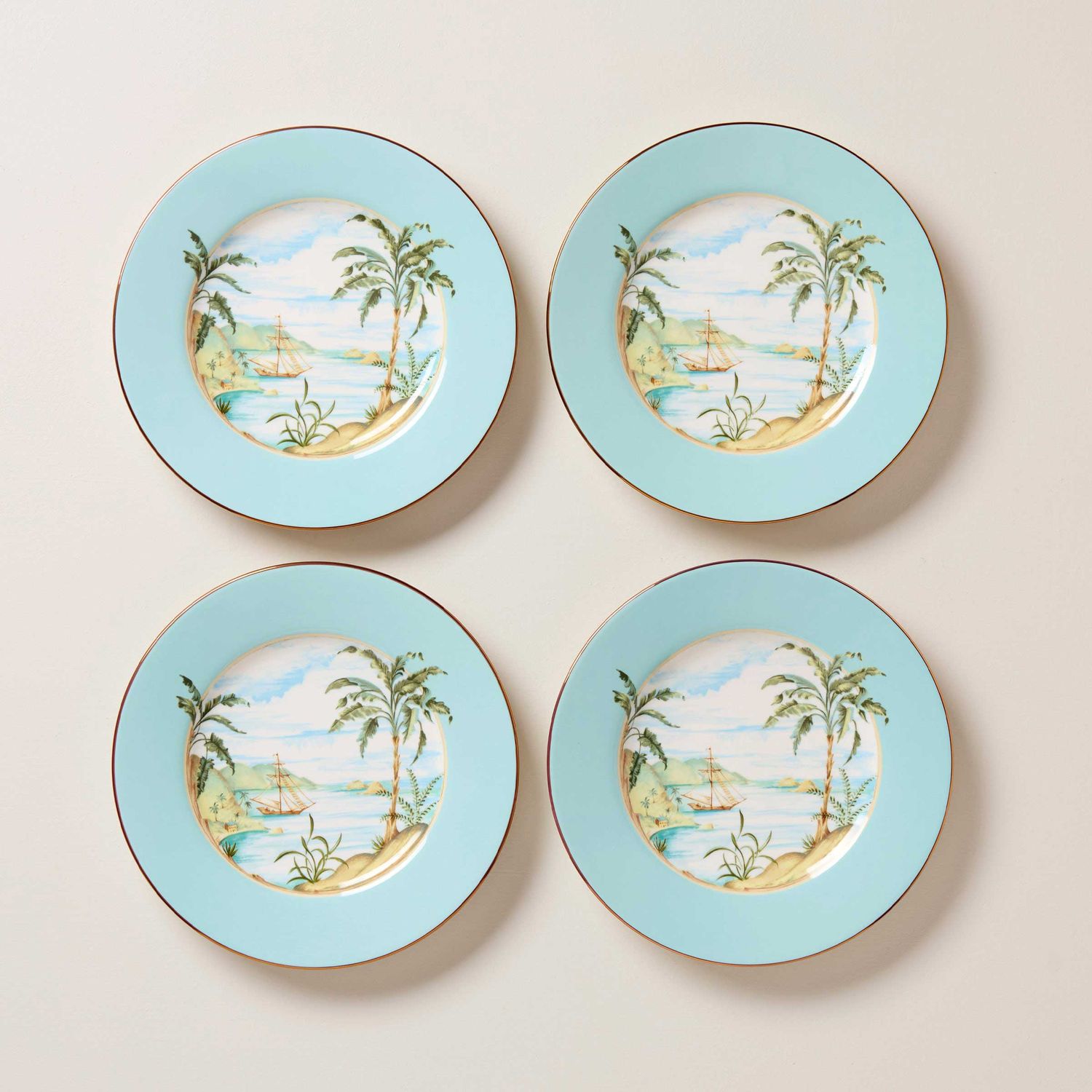 Lenox Colonial Tradewind Accent Plate Set of 4, MPN: 897265, UPC: 194372035507