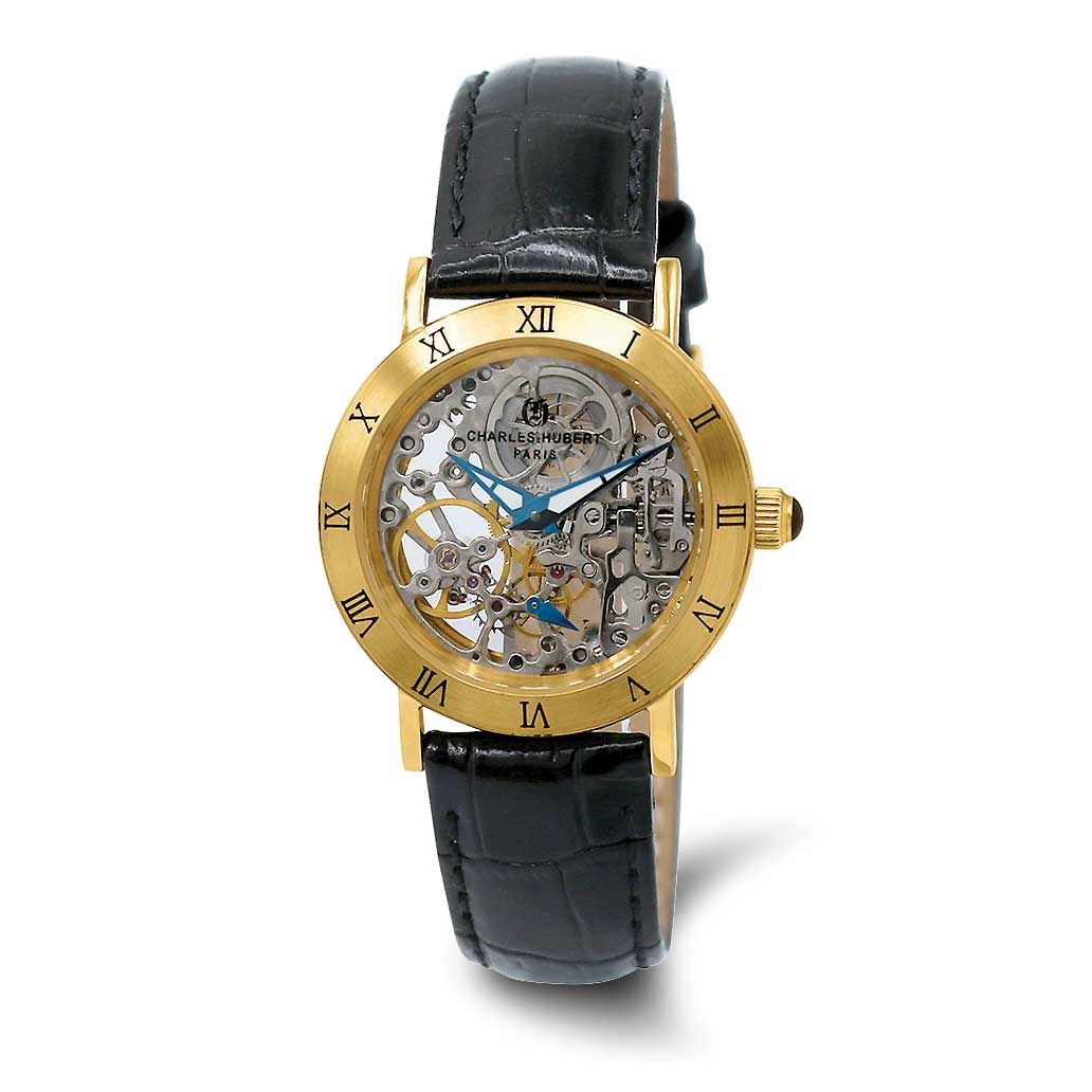 Charles-Hubert Gold-Plated Stainless Steel Mechanical Watch XWA6849