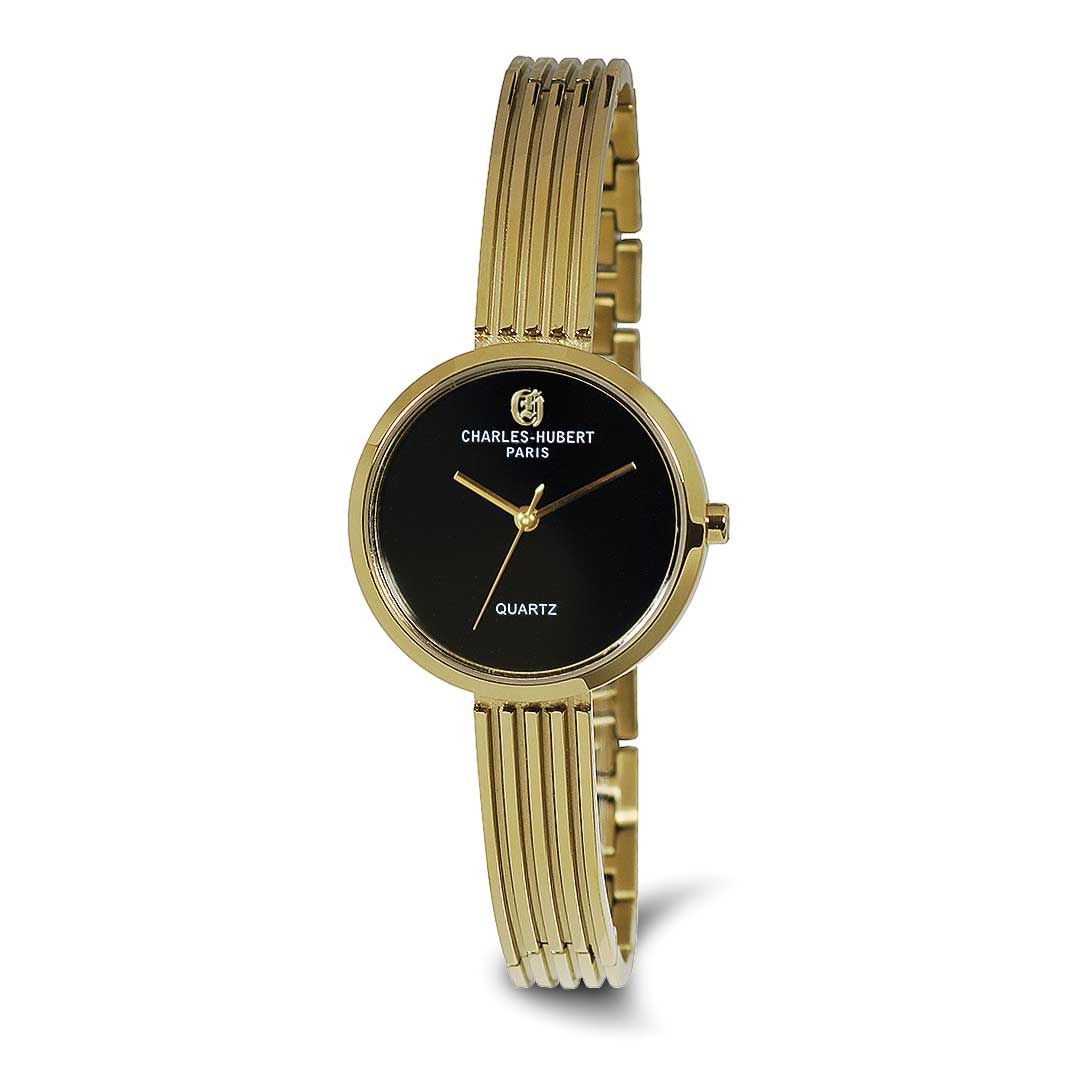 Charles-Hubert Gold IP-plated Stainless Steel Quartz Watch XWA6884